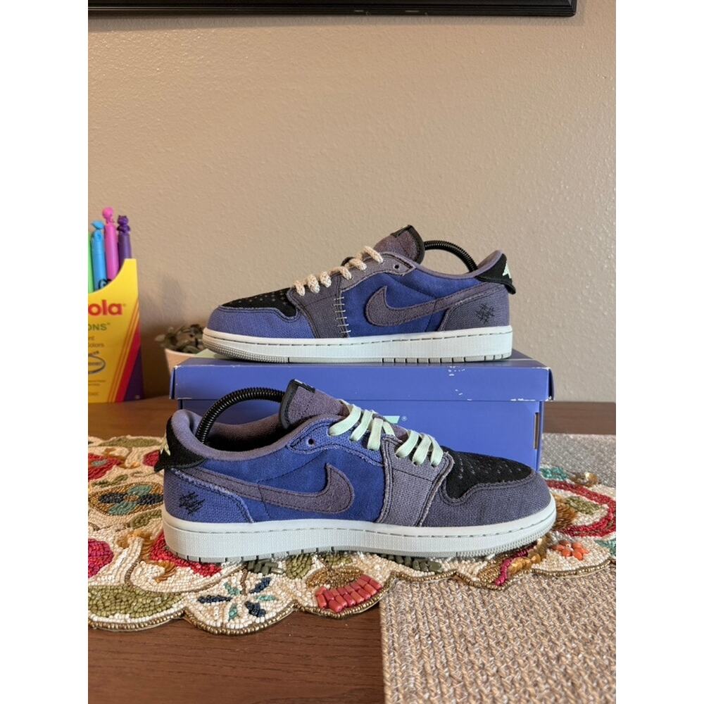 Jordan 1 Retro Low OG Zion Williamson Voodoo Alternate Regency Purple IH2309 500 - Picture 2 of 8